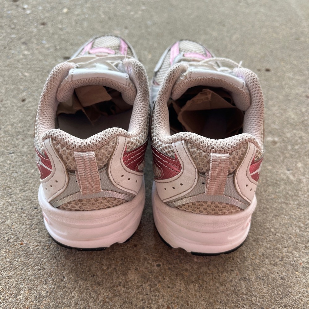 New Balance 530 White Pink Metallic Running Sneakers PZ530RK Kids Sz 1.5Y casual - Picture 6 of 9